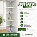 Estante Esquinero 4 Niveles